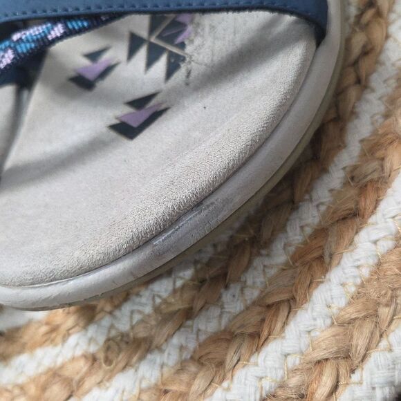 Skechers Reggae Slim Vacay Navy Blue Women's Sandals, Size 11 - Picture 12 of 12